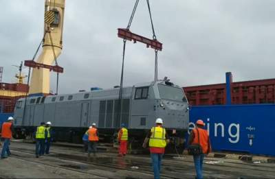 General Electric отправила второй локомотив для Укрзализныци
