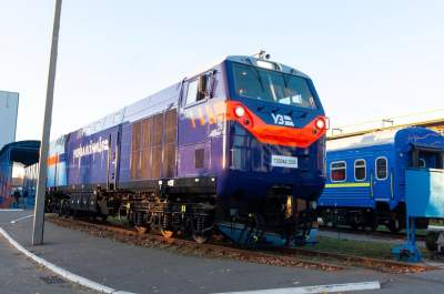 Первый тепловоз General Electric выходит на украинские железнодорожные пути