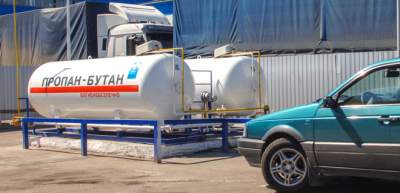 Стоимость автогаза на украинских заправках снизилась